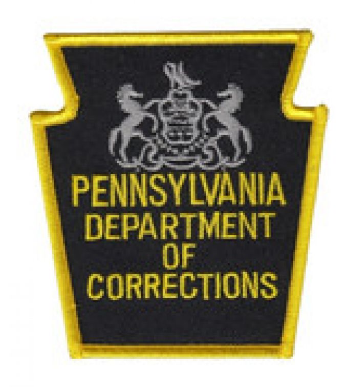 PENNSYLVANIA DEPARTMENT OF CORRECTIONS SHOULDER PATCH - SEW ON.